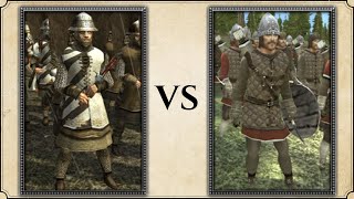 Medieval 2 Total War  Pavise Crossbowmen VS Norse Archers [upl. by Ahsiuqel446]