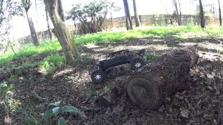 Axial EXO Project Crawler  RC4WD AX2 Transmission  Low Gear [upl. by Ysdnyl570]