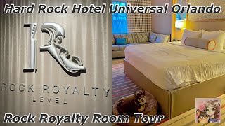 Hard Rock Hotel Universal Orlando  Rock Royalty Room Tour  Were Staying Club Level [upl. by Levina525]