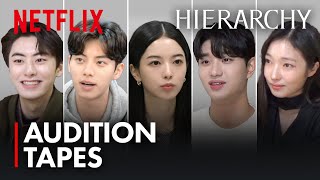 Cast audition tapes for Hierarchy  Netflix ENG SUB [upl. by Eiclud]