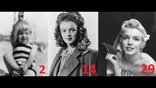 Marilyn Monroe from 0 to 36 years old [upl. by Annais]