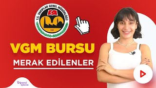 VGM BURSU  VAKIFLAR GENEL MÜDÜRLÜĞÜ BURSU MERAK EDİLENLER [upl. by Roby]