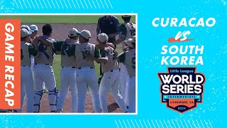 Game Highlights Curacao vs South Korea  Intermediate 5070 World Series [upl. by Lesko]