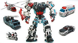 Transformers Combiner Yes Model KO Oversized Guardia Defensor Vehicles Combine Robot Toys [upl. by Ivens]