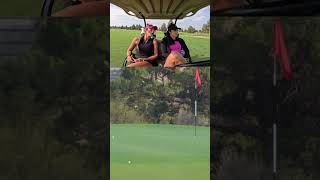 So unlucky golf golfgirl ggg ladygolfers theartofsimplegolf funny [upl. by Kania]