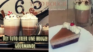 DIY TUTO BOUGIE 🍪🍩☕ [upl. by Eidualc]