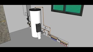 CHAUFFE EAU THERMODYNAMIQUE BRANCHEMENT ET FONCTIONNEMENT [upl. by Maccarone]