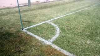 MARCADO DE LAS LINEASEN CANCHAS DE FÚTBOL [upl. by Eirelav]