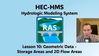 HEC RAS Lesson 10  Geometric Data  Storage Areas and 2D Flow Areas [upl. by Dalia207]