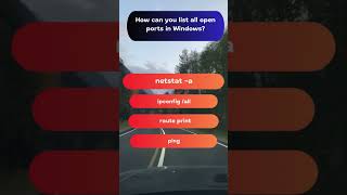 Listing All Open Ports in Windows computerbasics [upl. by Anilahs174]