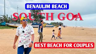 Benaulim Beach South Goa  August 2024  Best Beach for Couple  Goa Vlog [upl. by Nicolette]