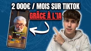 Gagner de largent sur TikTok avec lIA  Tuto Complet [upl. by Ahsillek]