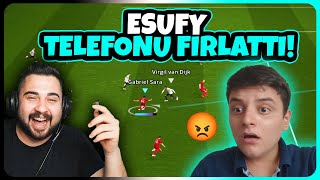 ESUFY KENDİ KENDİNİ KIŞKIRTTI😂 TELEFONU FIRLATTI GSARA HARİKA GOL eFootball Mobile 2025 [upl. by Lenka169]