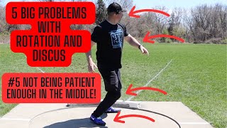 QUIT OPENING UP SO DANG EARLY  Top 5 Problems with Rotational Shot Put and Discus Throwers [upl. by Jereme608]