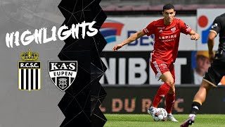 Highlights Matchday 1 Sporting Charleroi vs KAS Eupen 31 [upl. by Aliahkim]