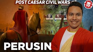 Perusine War  Octavian in Crisis Kings and Generals reaction [upl. by Liddy]