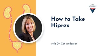 How to take Hiprex Dr Cat Anderson Part 2 [upl. by Vastha]