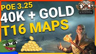 PoE 325  How to Farm Alot of Gold in T16 Maps [upl. by Tutt]