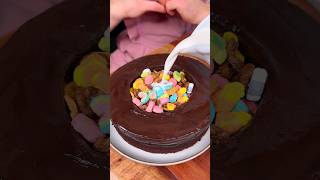 How to not make the CHOCOLATE CAKE CEREAL BOWL for mom😅❤️🎂 CHEFKOUDY [upl. by Lzeil313]