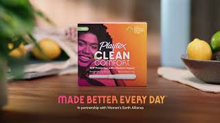 New Playtex Clean Comfort™ Made Better Every Day™ [upl. by Kaia]