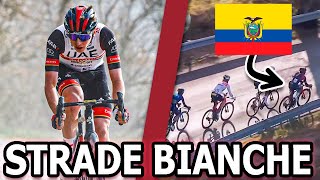 RESUMEN de la STRADE BIANCHE 2022  Pogacar ATACA a 50 KM y Narvaez PROTAGONISTA [upl. by Lleryd]