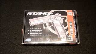 ASG CZ P09 Duty 177 Blowback Air Pistol Review [upl. by Maurita]