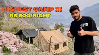 CAMPING IN RISHIKESH  LAKSHAY CHAUDHARY [upl. by Kayla]