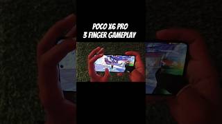 Poco x6 pro 3 Finger Handcam Gameplay viral handcam pocox6pro [upl. by Odiug217]