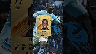 Blue Or Red J Doku Fifa Card Vs Antony Fifa Card eafc24 football fifacards [upl. by Abbe]