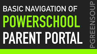 PowerSchool Parent Portal  Basic Navigation [upl. by Adlay]