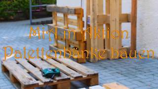 quotMiAquot  Anleitung DiY Palettenbank [upl. by Lubin]