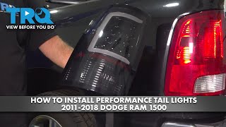 How to Install Performance Tail Lights 20112018 Ram 1500 [upl. by Yenwat]