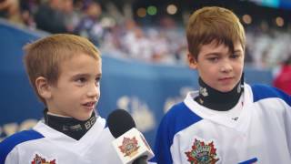 Timbits Hockey takes on the NHL Heritage Classic [upl. by Clein905]