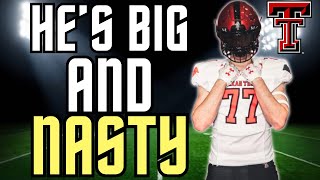 Ellis Davis Is A MONSTER  4⭐️ Texas Tech Red Raiders Offensive Tackle Recruit  Highlights [upl. by Giraud]