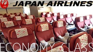 Japan Airlines ECONOMY CLASS Tokyo to LondonBoeing 777300ER [upl. by Menendez]