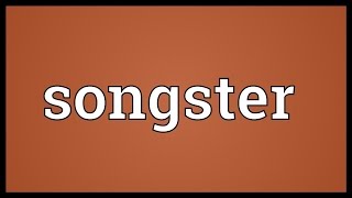 Songster Meaning [upl. by Gwyn759]