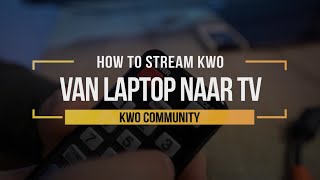 KWO How To streamen 1 – van de laptop naar TV met HDMI  KWO Community [upl. by Orhtej]