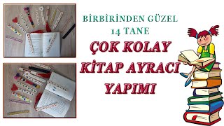 Tahta Çubuklardan Kitap Ayracı Yapımı  Okula Dönüş  14 ayraç fikri [upl. by Rich830]