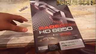 UNBOXING  HD RADEON 6850 [upl. by Eirrod]