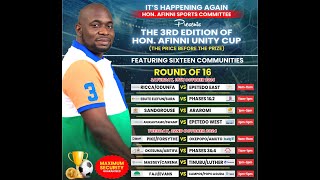 SANDGROUSE VS ARAROMI  THE 3RD EDITION OF HON AFINNI UNITY CUP [upl. by Walt]