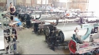 Textile Powerloom Factory Cloth Making Process In Malegaon Maharashtra India HD VIDEO 1080p [upl. by Neelloj11]