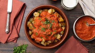 Crispy Patatas Bravas Recipe [upl. by Teerell920]