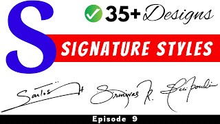 S Signature styles  signature ideas for letter s  S signatures [upl. by Roque]