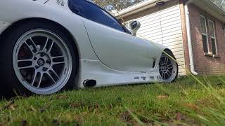 Rx7 Fd 13b Stock Port Straight Pipe Exhaust [upl. by Floyd]