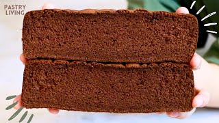 Best Chocolate Sponge Cake  FLUFFY amp MOIST [upl. by Tsui]