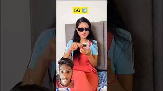 5g vs 4g vs 3g vs 2g vs E😂shorts comedy funny shortsviral roast smartphone dushyantkukreja [upl. by Sansen]