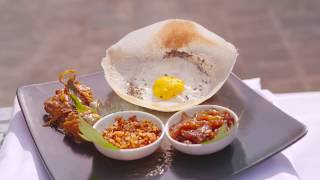 How to make the perfect Sri Lankan egg hoppers THE ISLAND KITCHEN BY JETWING [upl. by Trevlac]