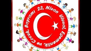 23 Nisan Geldi Neşeliyiz Çocuklar Şarkısı  Şarkı Sözü  çocuk şarkısı [upl. by Ehcor]