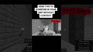 send this to to someone in your minecraft smp without context minecraft minecraftmemes minecraft [upl. by Conah]