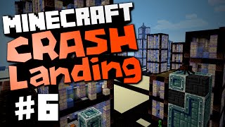 Minecraft Crash Landing 6 quotSteves Factory Manager Auto Sieving Systemquot [upl. by Aidiruy941]